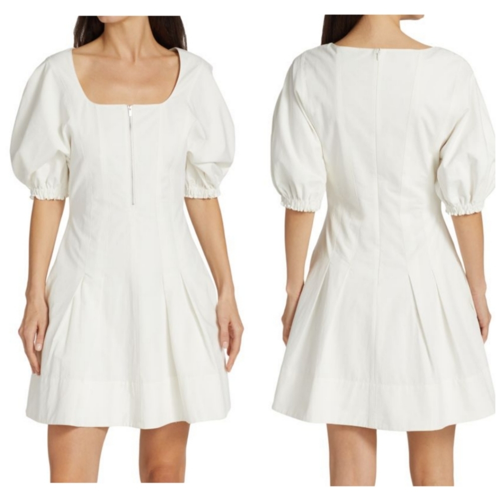NWT Proenza Schouler White Label Cotton Linen Mini Dress